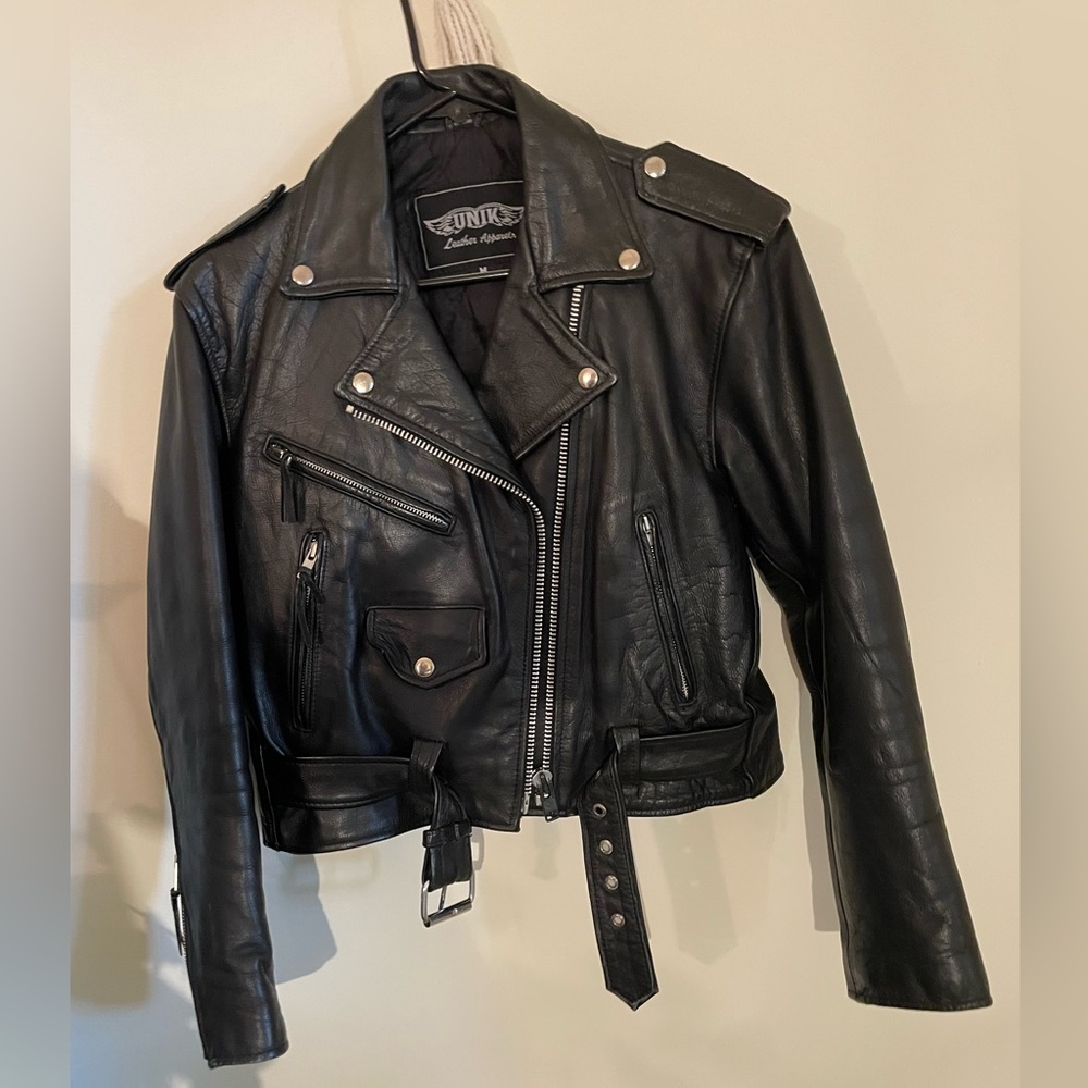 Women's Black Leather Jacket